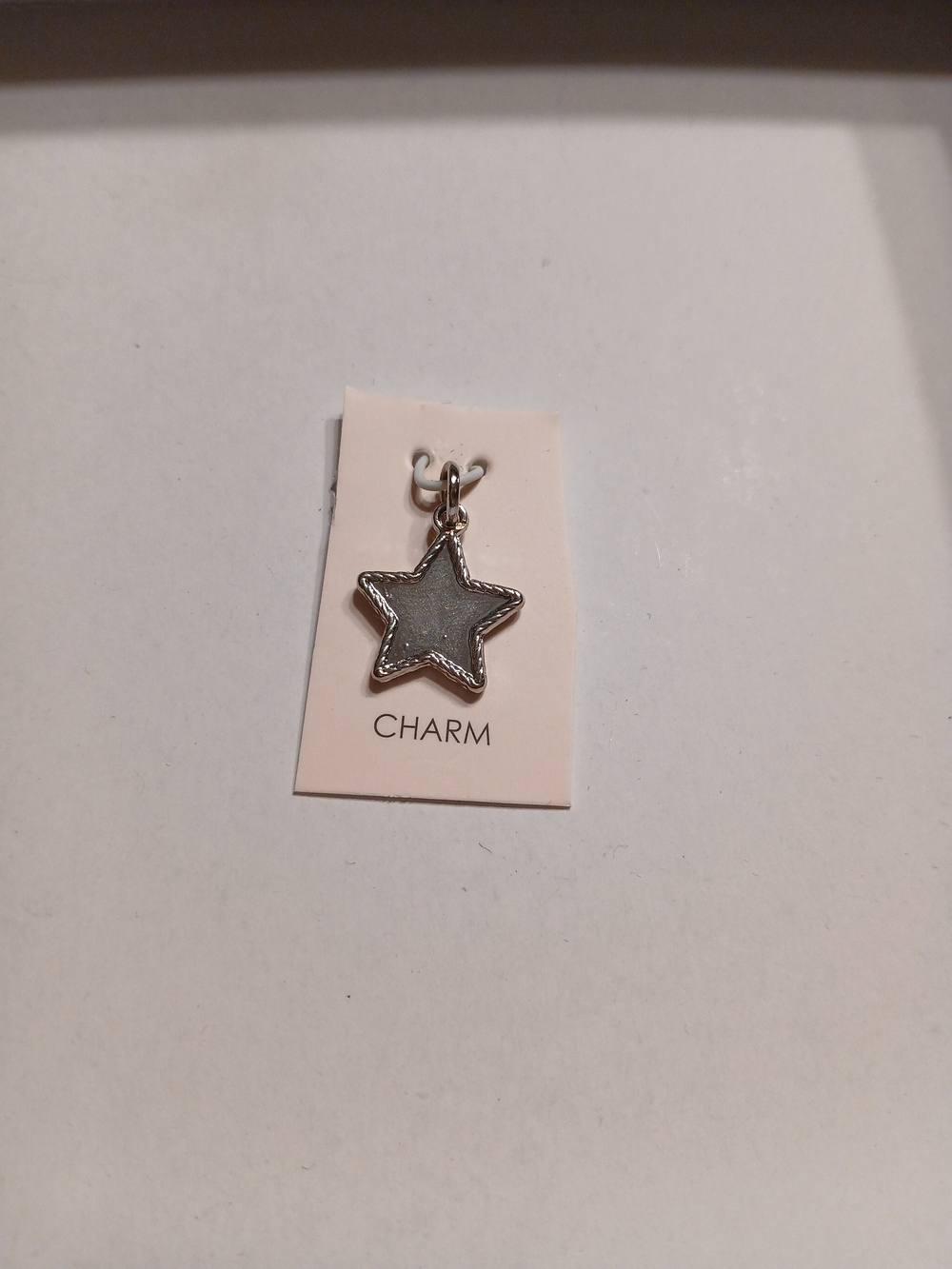 Star Charm Pendant in Silver